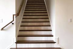 Antique white stair risers